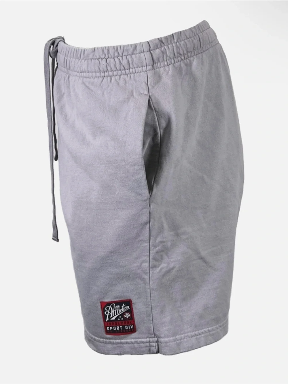 Affliction Men's Gray Athletic Sweats Shorts - Picture 3 of 4